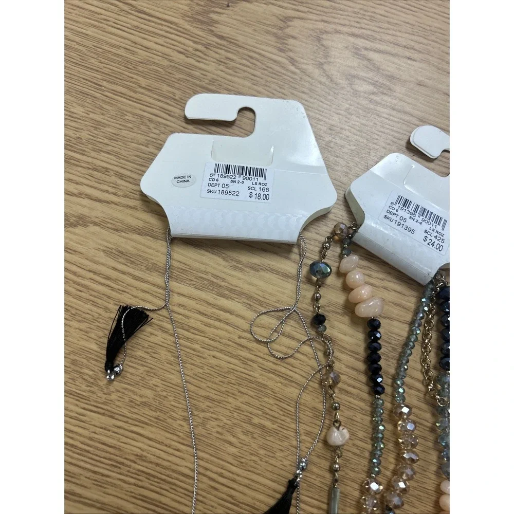 Dress Barn Jewelry Lot Of 5‎ Bundle Necklaces NWT